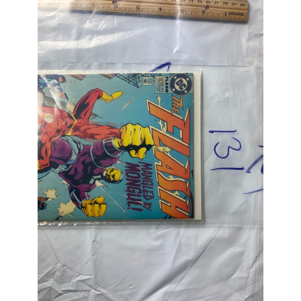 The Flash Comic Book 102 Mangled By Mongul‎ DC Comics
